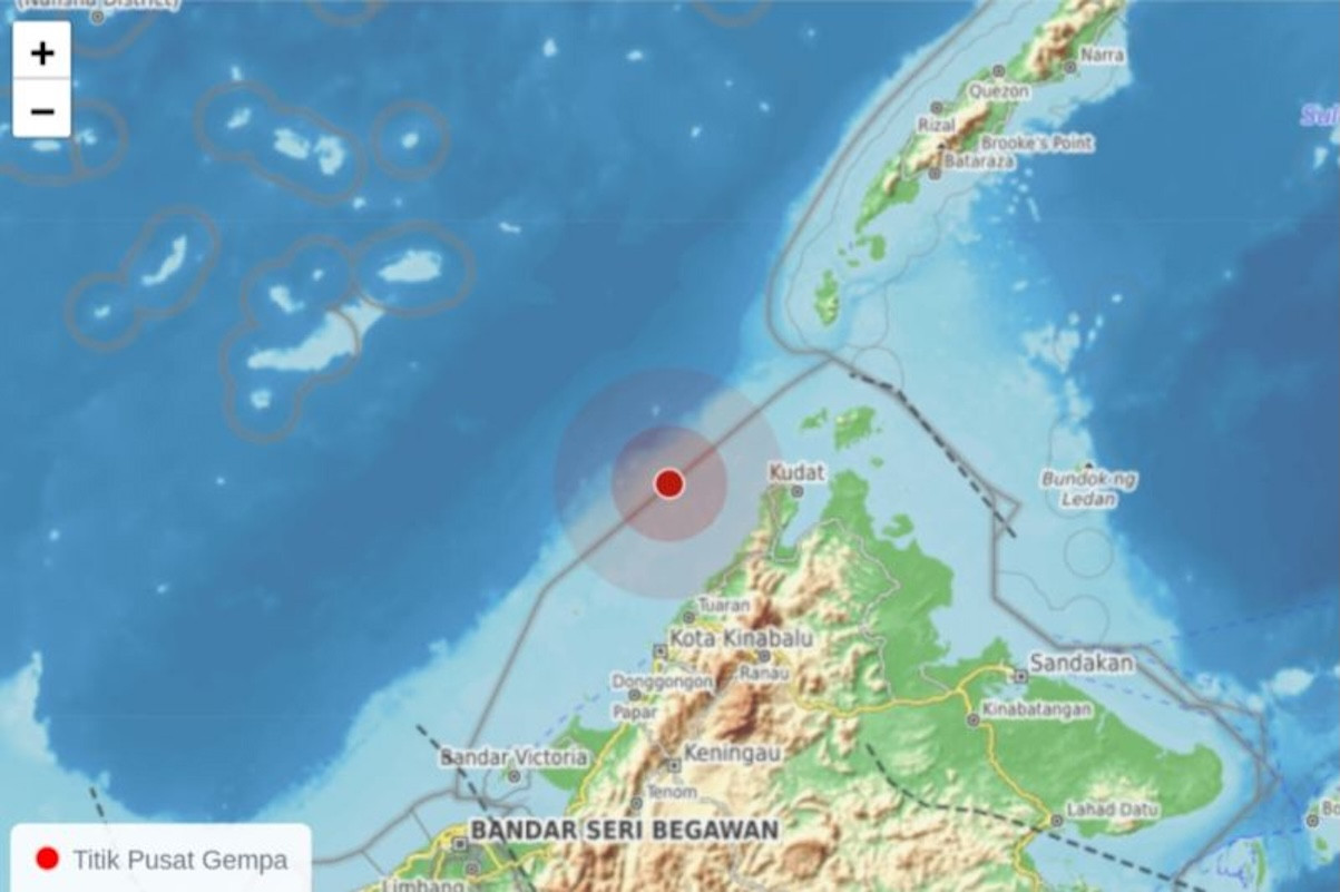 BMKG gempa M 7,1 Sabah tidak berpotensi tsunami
